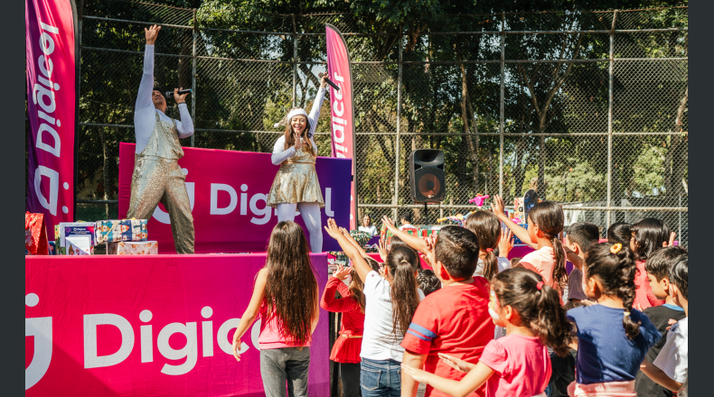 Diversión. Los niños de la Comunidad La Cruz y Quequeishque disfrutaron de una mañana llena de diversión.