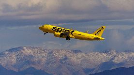 Un vuelo de Spirit Airlines (imagen de archivo) fue alcanzado por disparos al llegar a la capital de Haití el lunes.