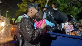 Las lluvias han provocado familias albergadas. Foto: Protección Civil.