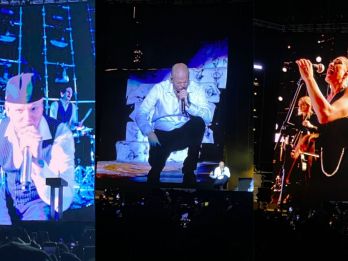 Residente ofreció esta noche un recital en tierra salvadoreña. Foto LPG / Luis Duarte.